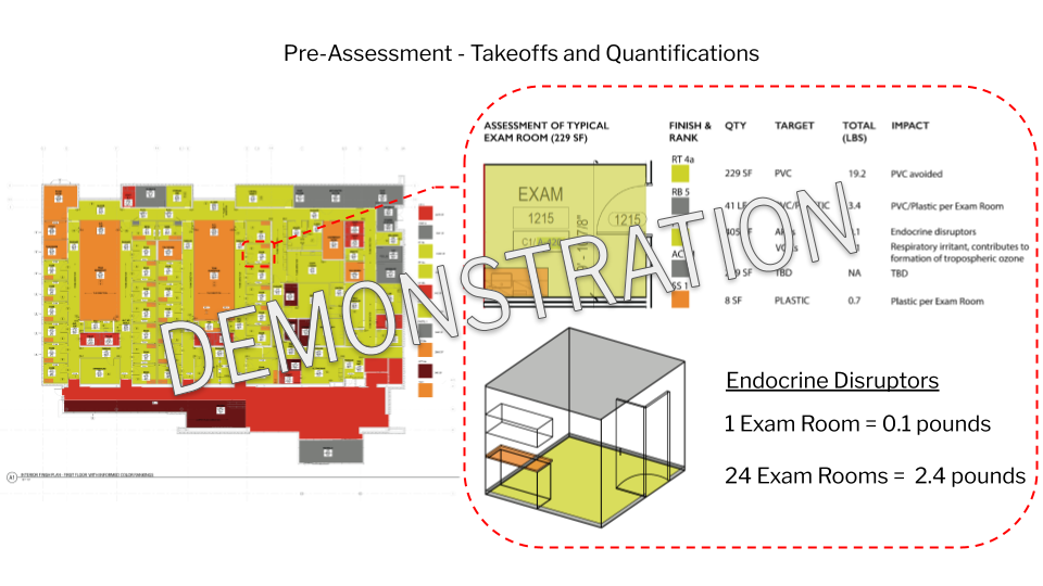 Enlarged image of pre-assessment floor plan